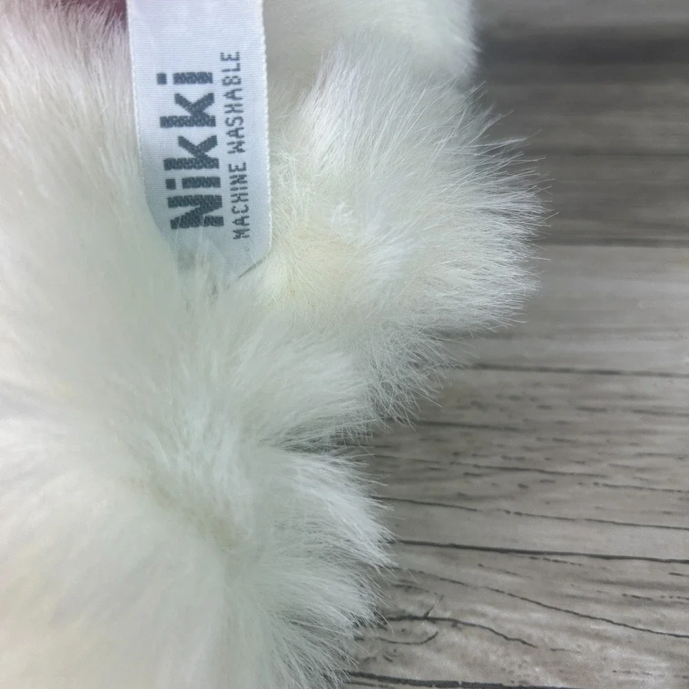 Russ Caress Cat Persian Nikki Realistic Plush Toy Vintage White Kitty